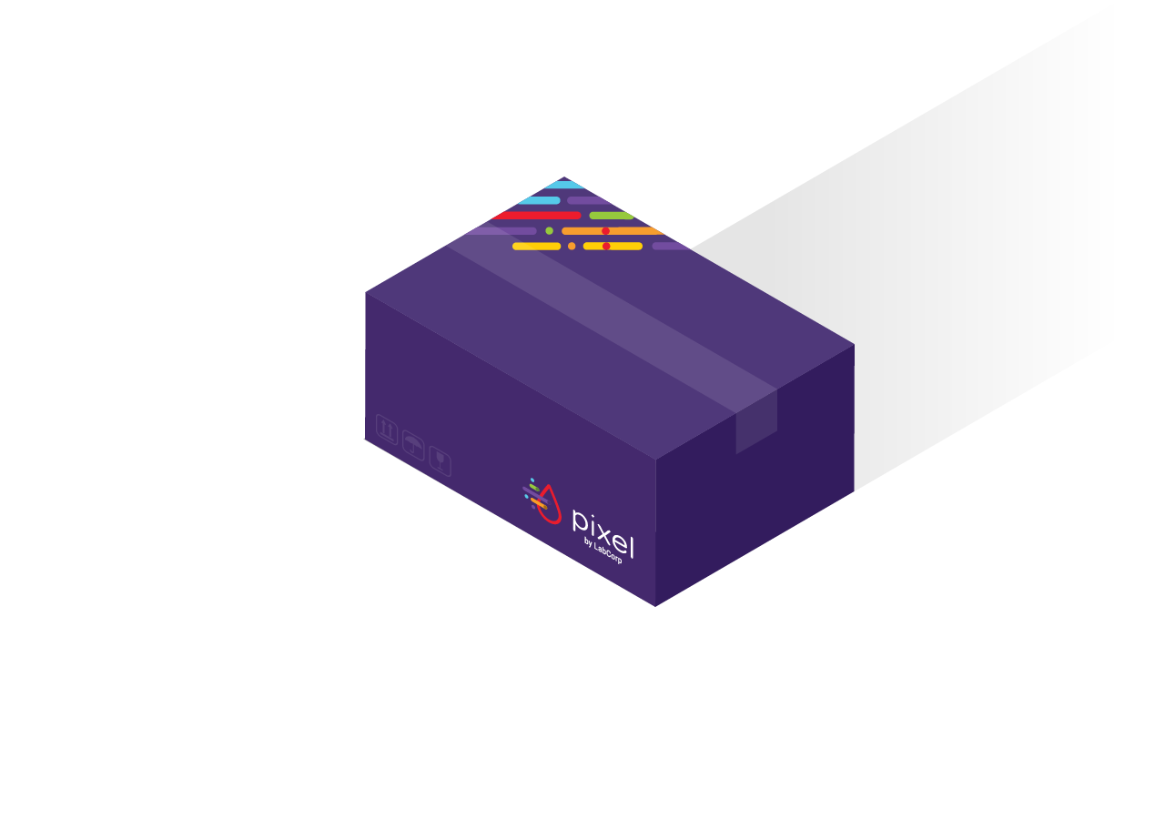 Covid-19 promo image purple box icon