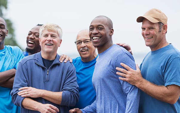 Group of middle-aged optimizing their health.